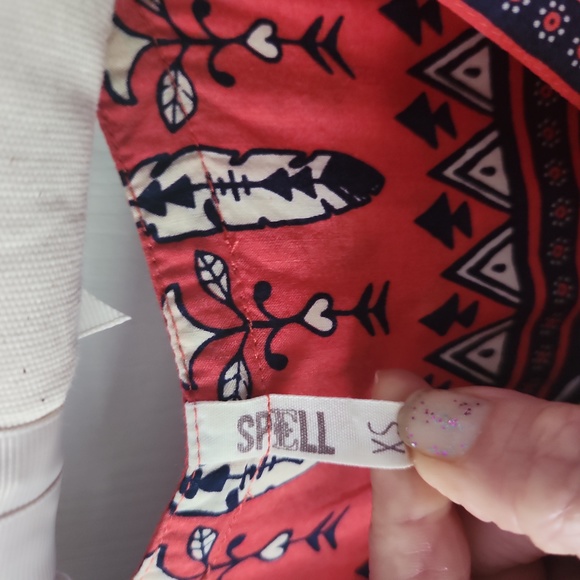 Spell & The Gypsy Desert Wanderer Play Dress Red XS - Picture 3 of 4